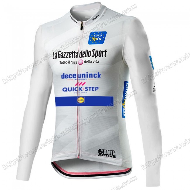 Giro D'italia Quick Step 2021 Wielershirts Lange Mouwen GJQMK Giro D'italia Quick Step 2021 Wielershirts Lange Mouwen GJQMK