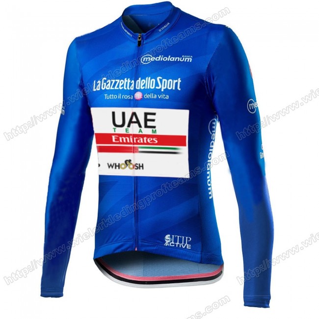 Giro D'italia Uae Emirates 2021 Wielershirts Lange Mouwen QZWNE Giro D'italia Uae Emirates 2021 Wielershirts Lange Mouwen QZWNE