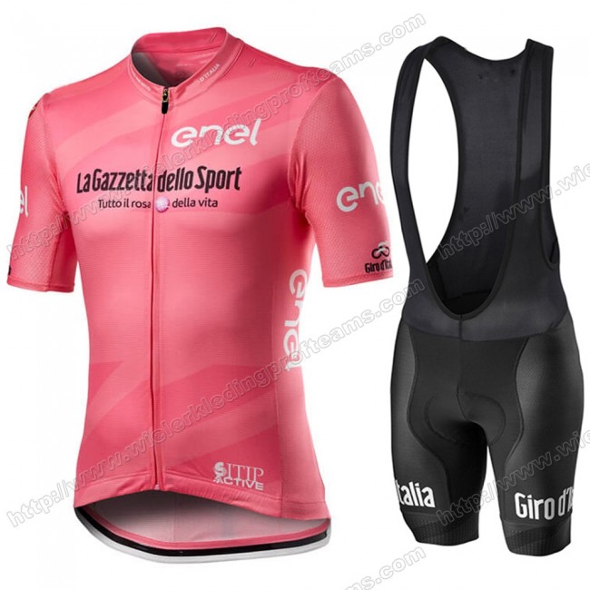 Giro D'italia 2020 Fietskleding Set Fietsshirt Met Korte Mouwen+Korte Koersbroek Bib DXDED Giro D'italia 2020 Fietskleding Set Fietsshirt Met Korte Mouwen+Korte Koersbroek Bib DXDED