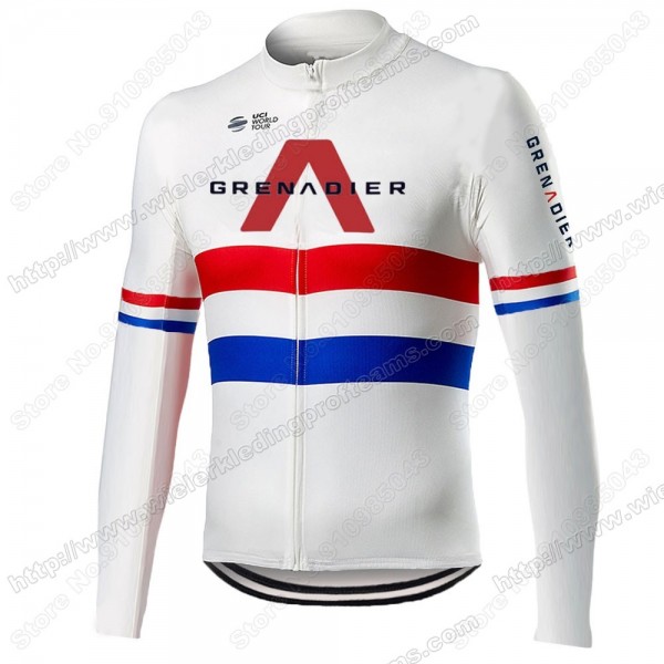 Team INEOS Grenadier 2020 Wielershirts Lange Mouwen ZZQHY