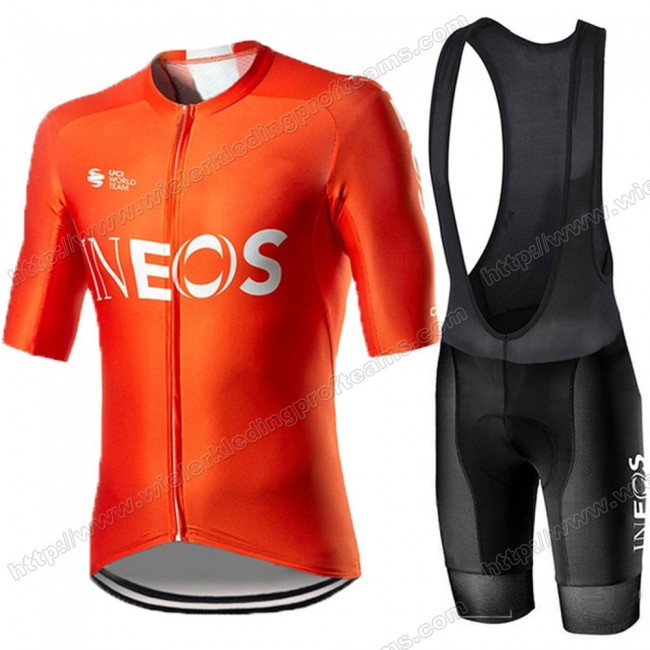 INEOS 2020 Fietskleding Set Fietsshirt Met Korte Mouwen+Korte Koersbroek Bib LDIKX INEOS 2020 Fietskleding Set Fietsshirt Met Korte Mouwen+Korte Koersbroek Bib LDIKX