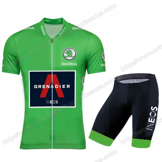 Team INEOS Grenadier 2020 Tour De France Green Wielerkleding Set Wielershirts Korte+ Wielrenbroek AHSBX Team INEOS Grenadier 2020 Tour De France Green Wielerkleding Set Wielershirts Korte+ Wielrenbroek AHSBX