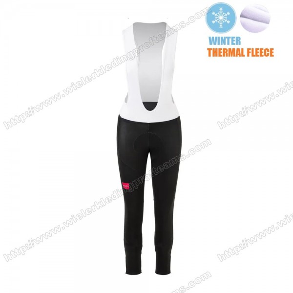Winter Fleece Jumbo Visma Femmes Pro Team 2021 Lange Fietsbroeken Bib UXTLT