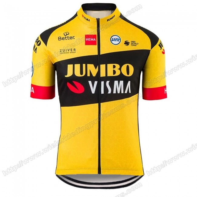 Jumbo Visma 2020 Pro Team Fietsshirts Korte Mouws VPCFG Jumbo Visma 2020 Pro Team Fietsshirts Korte Mouws VPCFG