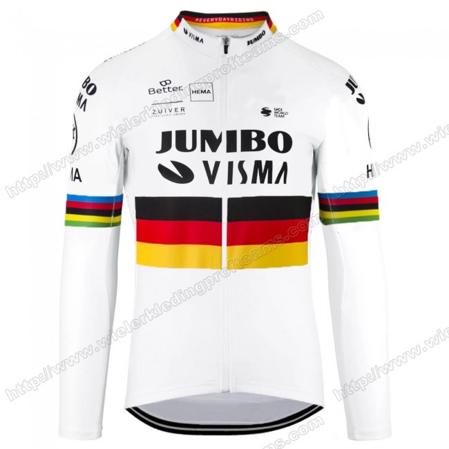Jumbo Visma 2020 Germany Wielershirts Lange Mouw TOVSW Jumbo Visma 2020 Germany Wielershirts Lange Mouw TOVSW