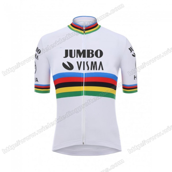 Team Jumbo Visma UCI World Champion 2020 Fietsshirts Korte Mouws RBWZT Team Jumbo Visma UCI World Champion 2020 Fietsshirts Korte Mouws RBWZT