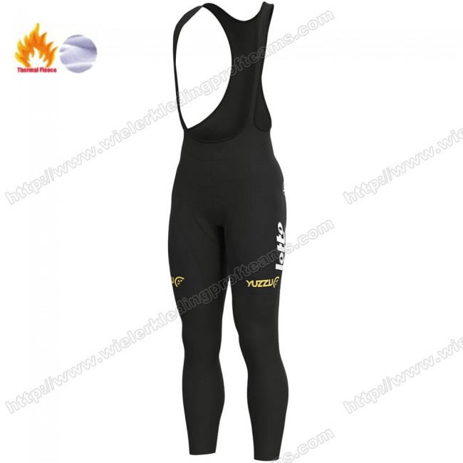 Winter Fleece Lotto Soudal Pro Team 2021 Lange Fietsbroeken Bib UZNUM Winter Fleece Lotto Soudal Pro Team 2021 Lange Fietsbroeken Bib UZNUM