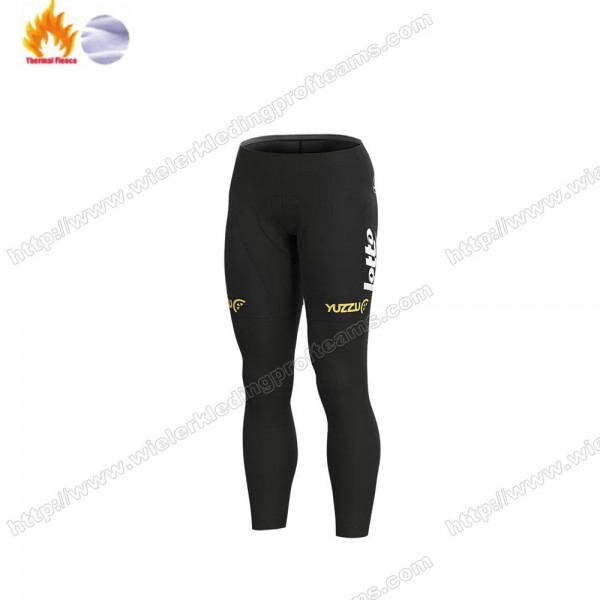Winter Fleece Lotto Soudal Pro Team 2021 Lange Fietsbroeken Bib RSKJL