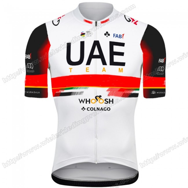 UAE Emirates Pro 2021 Team Fietsshirts Korte Mouws WLEDD UAE Emirates Pro 2021 Team Fietsshirts Korte Mouws WLEDD