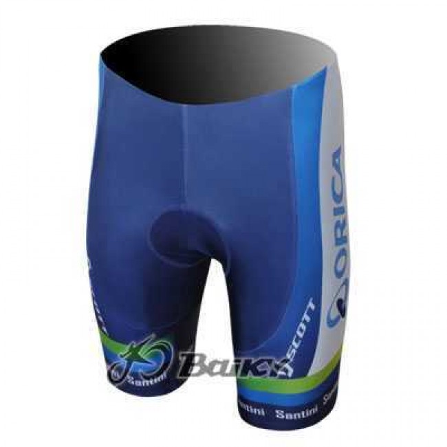 2013 Green Edge ORICA Korte Fietsbroeken Blauw 2013 2013 Green Edge ORICA Korte Fietsbroeken Blauw 2013