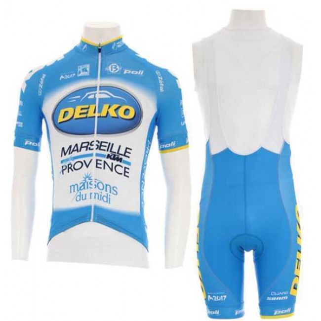 2016 KTM-Delko Marseille Provence Wielerkleding Set Wielershirt Korte Mouwen Blauw+Fietsbroek Korte 2016 KTM-Delko Marseille Provence Wielerkleding Set Wielershirt Korte Mouwen Blauw+Fietsbroek Korte