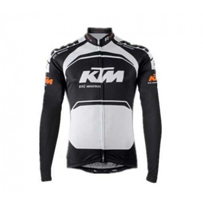 2015 KTM Pro Team Zwart Wit Lange Mouw 2015 KTM Pro Team Zwart Wit Lange Mouw