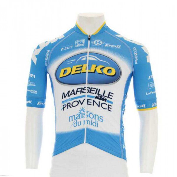 2016 Delko Marseille Provence KTM Blauw Wielershirt Met Korte Mouwen