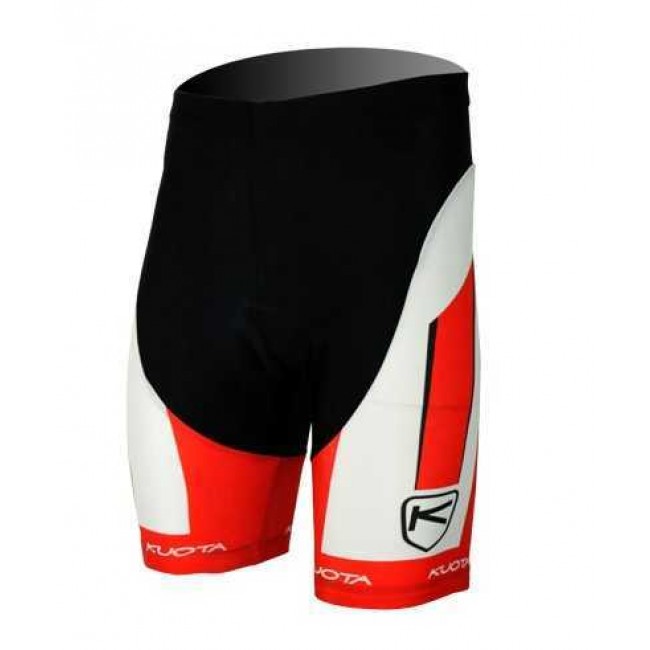 KUOTA Korte Fietsbroeken Wit Rood 2013 KUOTA Korte Fietsbroeken Wit Rood 2013