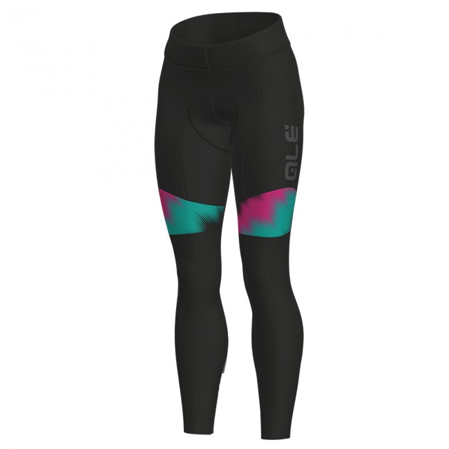 Dames Ale Solid Pulse-Roze Lange Fietsbroeken Bib Dames Ale Solid Pulse-Roze Lange Fietsbroeken Bib