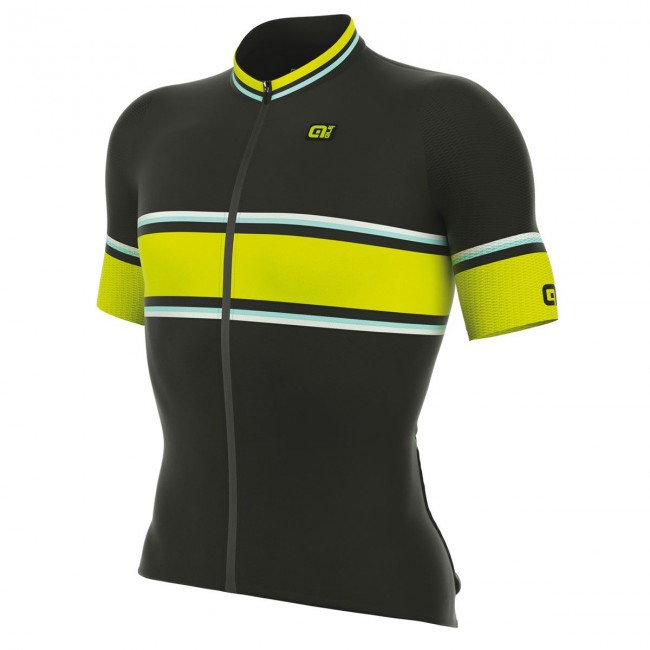 Ale R-EV1 Speedfondo-Geel Wielershirt Korte Mouw Ale R-EV1 Speedfondo-Geel Wielershirt Korte Mouw