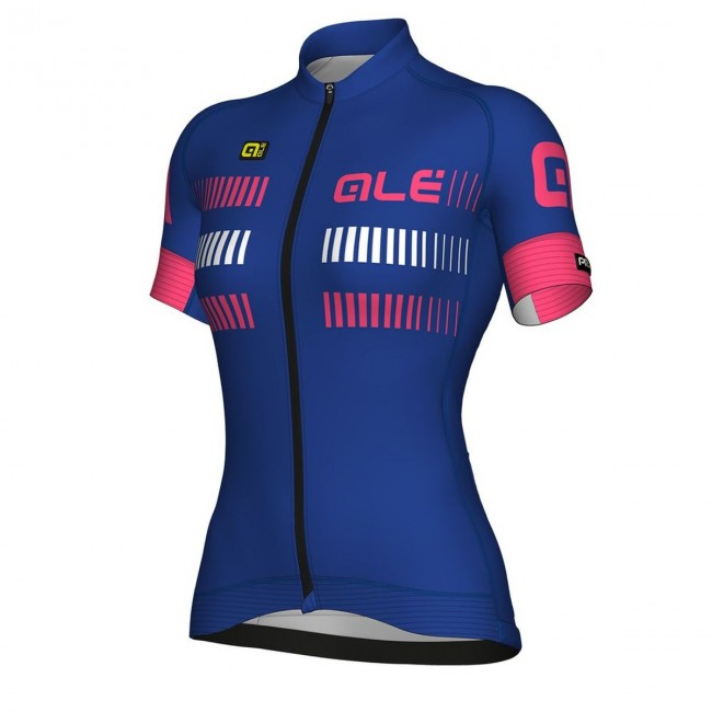 Dames Ale Graphics PRR Strada-Blauw Wielershirt Korte Mouw Dames Ale Graphics PRR Strada-Blauw Wielershirt Korte Mouw