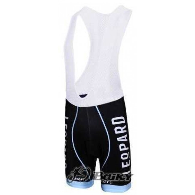 Leopard Trek Pro Team Lange Fietsbroeken Bib Zwart Blauw Wit Leopard Trek Pro Team Lange Fietsbroeken Bib Zwart Blauw Wit