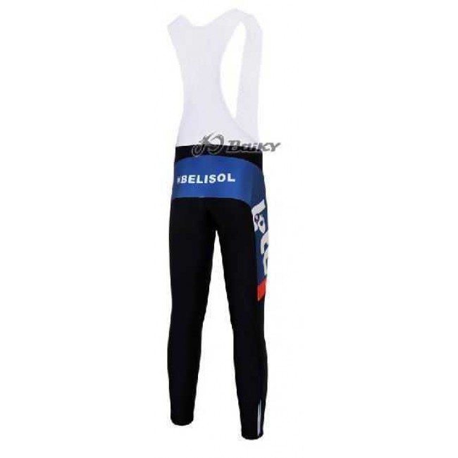 Lotto Belison Pro Team Lange Fietsbroeken Bib Wit Blauw Lotto Belison Pro Team Lange Fietsbroeken Bib Wit Blauw