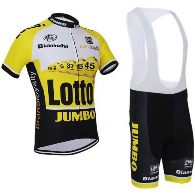 2015 Lotto NL JUMBO Fietskleding Set Fietsshirt Met Korte Mouwen+Korte Koersbroek 2015 Lotto NL JUMBO Fietskleding Set Fietsshirt Met Korte Mouwen+Korte Koersbroek
