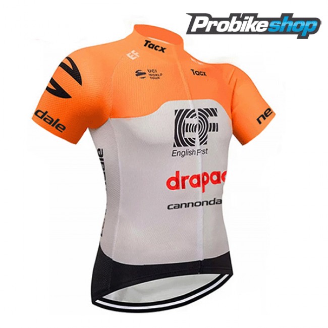 2018 Cannondale Education First-Drapac Orange Wielershirt Korte Mouw 2018 Cannondale Education First-Drapac Orange Wielershirt Korte Mouw