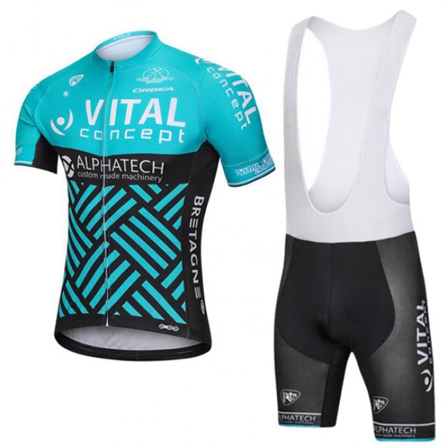 2018 VITAL CONCEPT Fietskleding Set Wielershirt Korte Mouw+Korte Fietsbroeken Bib 2018 VITAL CONCEPT Fietskleding Set Wielershirt Korte Mouw+Korte Fietsbroeken Bib