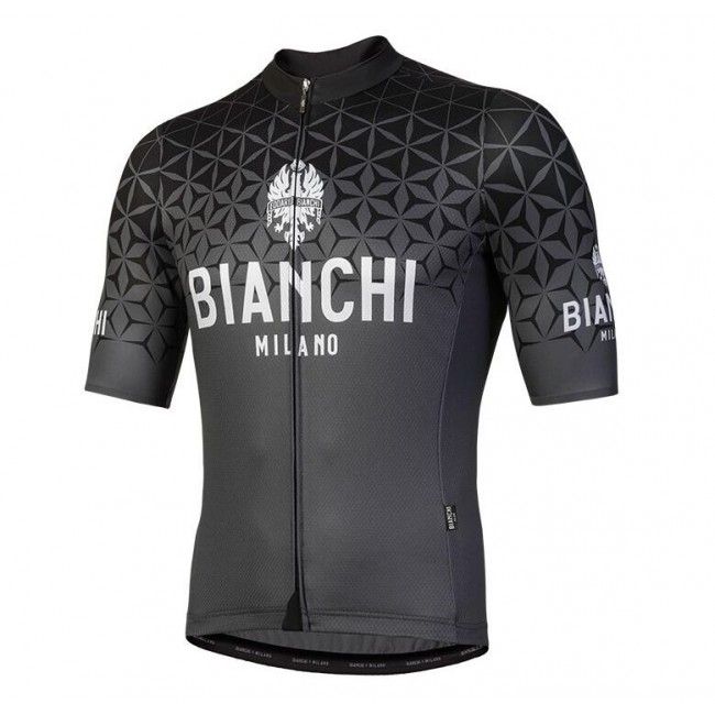 Bianchi Milano Black Wielershirt Korte Mouwen Bianchi Milano Black Wielershirt Korte Mouwen