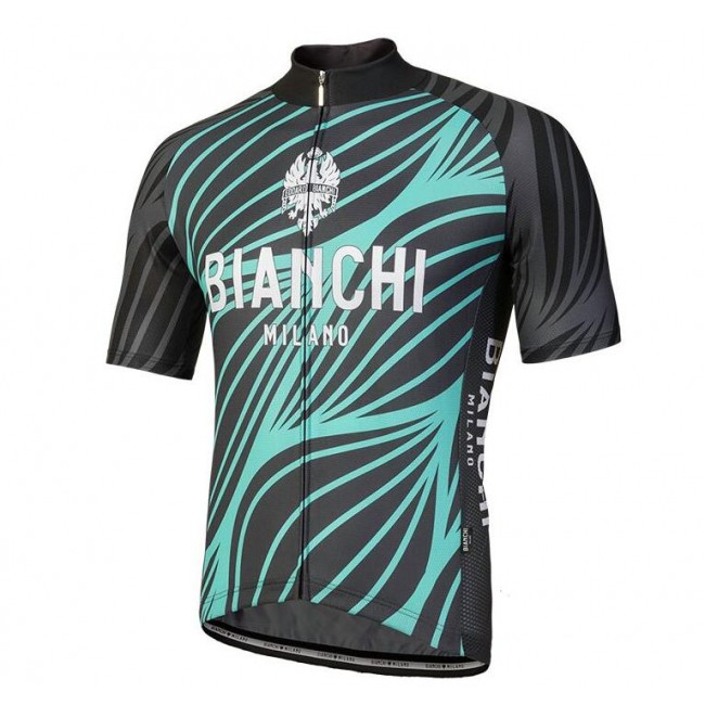 Bianchi Milano Caina Blue Wielershirt Korte Mouwen Bianchi Milano Caina Blue Wielershirt Korte Mouwen