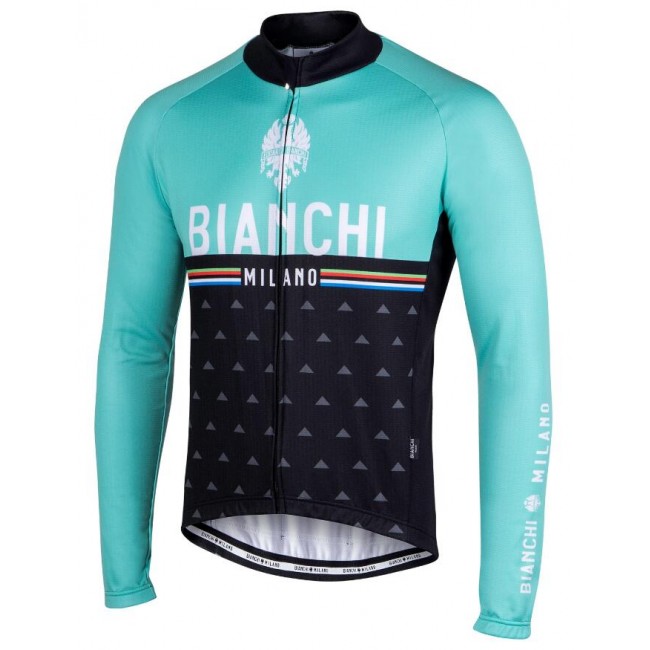 BIANCHI MILANO Nalles Celeste Wielershirt Lange Mouw BIANCHI MILANO Nalles Celeste Wielershirt Lange Mouw