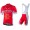 2018 COFIDIS Fietskleding Set Wielershirt Korte Mouw+Korte Fietsbroeken Bib