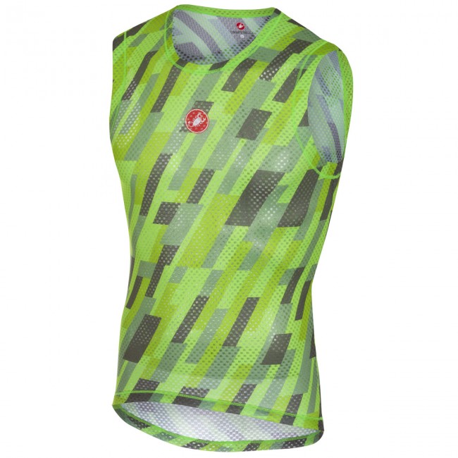 Castelli Pro Mesh-Vert Wielershirt Mouwloze Castelli Pro Mesh-Vert Wielershirt Mouwloze
