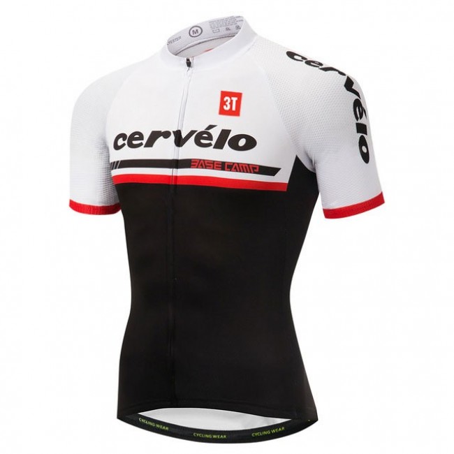 2018 Cervelo 3T Wit Wielershirt Korte Mouw 2018 Cervelo 3T Wit Wielershirt Korte Mouw
