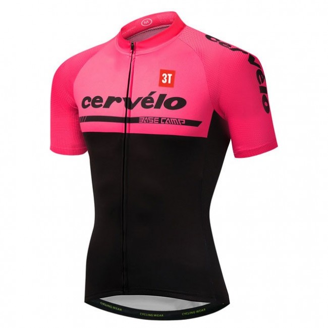2018 Cervelo 3T Pink Wielershirt Korte Mouw 2018 Cervelo 3T Pink Wielershirt Korte Mouw
