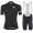 Cipollini Essential Classic Black Fietskleding Set Wielershirt Korte Mouw+Korte Fietsbroeken Bib