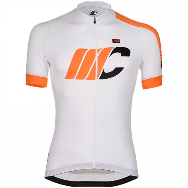 Cipollini Easy Wit Oranje Wielershirt Korte Mouw Cipollini Easy Wit Oranje Wielershirt Korte Mouw
