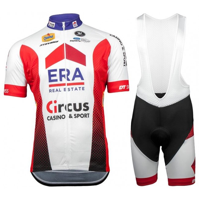 ERA-CIRCUS 2018 Fietskleding Set Wielershirt Korte Mouw+Korte Fietsbroeken Bib ERA-CIRCUS 2018 Fietskleding Set Wielershirt Korte Mouw+Korte Fietsbroeken Bib