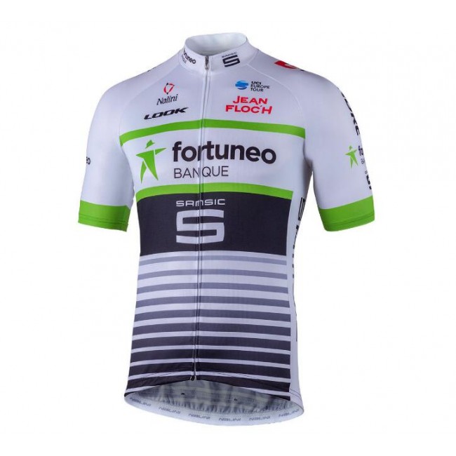 2018 Team Fortuneo Samsic Wielershirt Korte Mouw 2018 Team Fortuneo Samsic Wielershirt Korte Mouw