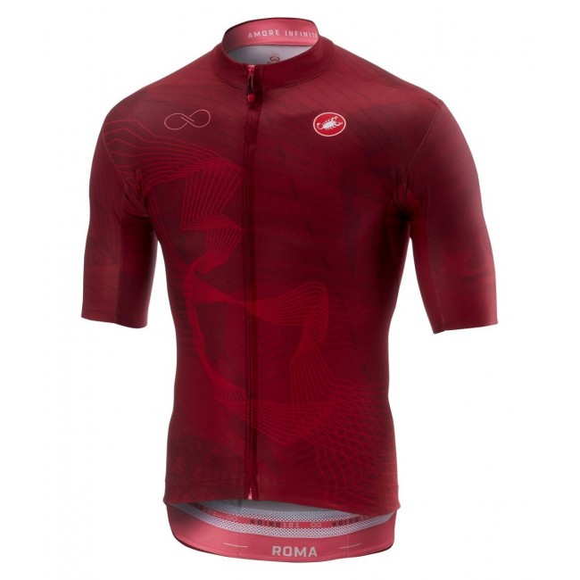 Giro D'Italia 2018 Roma Wielershirt Korte Mouw Giro D'Italia 2018 Roma Wielershirt Korte Mouw