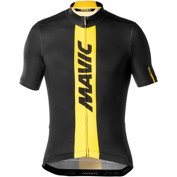 Mavic Cosmic Zwart Wielershirt Korte Mouw