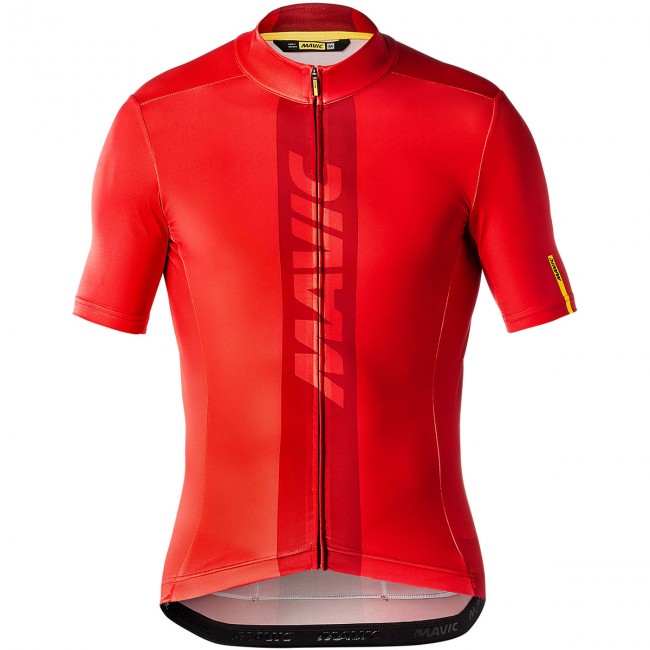 Mavic Cosmic Rood Wielershirt Korte Mouw Mavic Cosmic Rood Wielershirt Korte Mouw