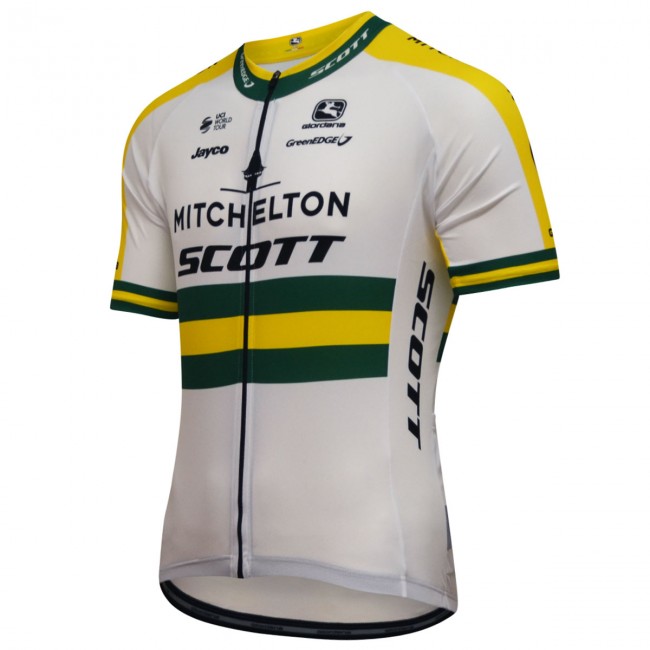 Mitchelton Scott 2018-Australian Champion Wielershirt Korte Mouw Mitchelton Scott 2018-Australian Champion Wielershirt Korte Mouw