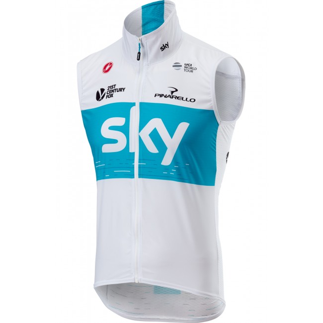 TEAM SKY 2018 Wit Windstopper Vest TEAM SKY 2018 Wit Windstopper Vest