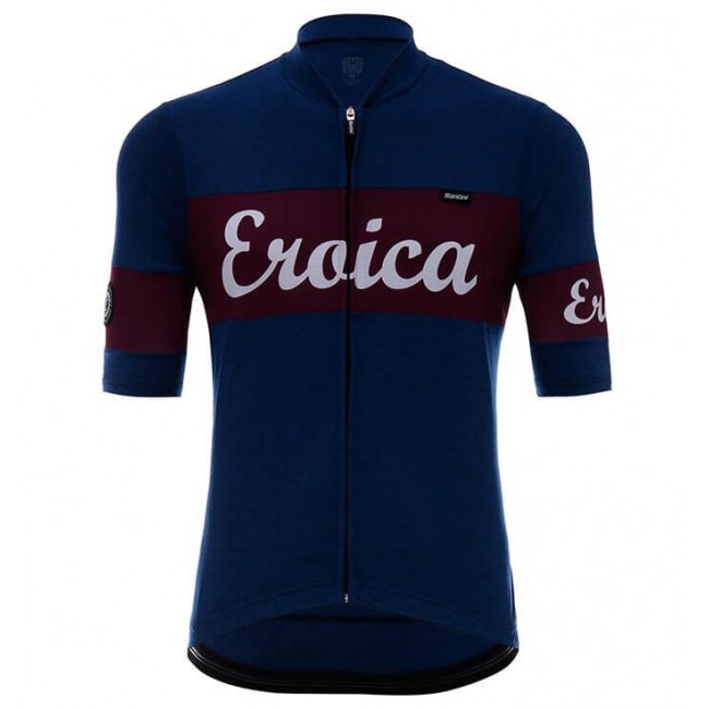 Santini Eroica Cielo Wielershirt Korte Mouw Santini Eroica Cielo Wielershirt Korte Mouw