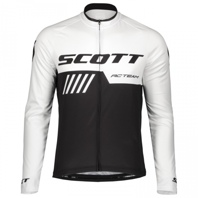 Scott RC TEAM 10 Wielershirt Lange Mouw White/Black Scott RC TEAM 10 Wielershirt Lange Mouw White/Black