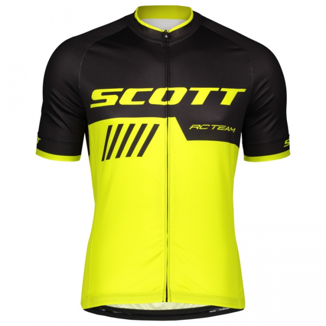 Scott RC TEAM 10 Wielershirt Korte Mouw Black/Sulphur Yellow Scott RC TEAM 10 Wielershirt Korte Mouw Black/Sulphur Yellow