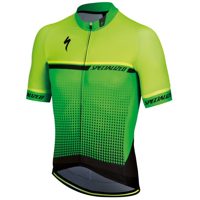 Specialized SL Expert-Verde Wielershirt Korte Mouw Specialized SL Expert-Verde Wielershirt Korte Mouw