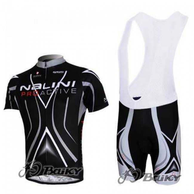 Nalini Pro Team Fietskleding Set Fietsshirt Met Korte Mouwen+Korte Koersbroek Zwart Nalini Pro Team Fietskleding Set Fietsshirt Met Korte Mouwen+Korte Koersbroek Zwart
