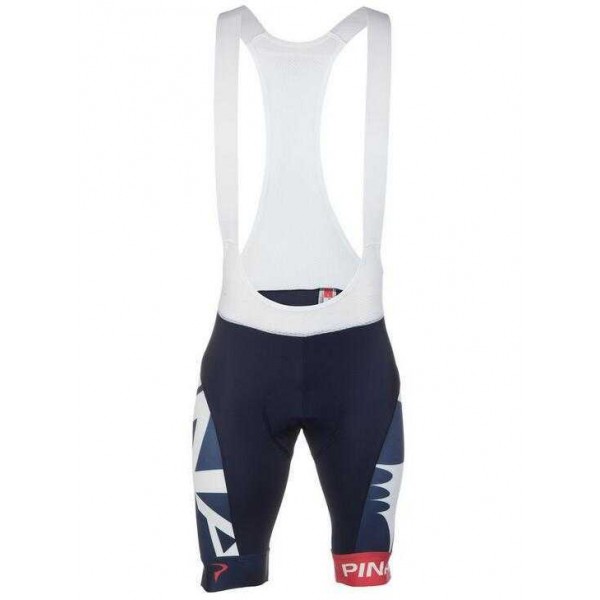 2016 Pinarello Korte Fietsbroeken Bib Rood Blauw