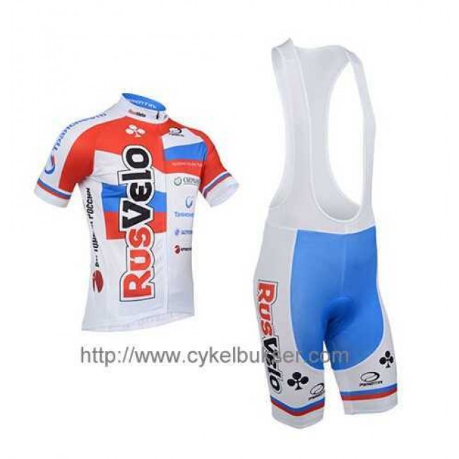 Teams RusVelo 2013 Fietskleding Set Fietsshirt Met Korte Mouwen+Korte Koersbroek Teams RusVelo 2013 Fietskleding Set Fietsshirt Met Korte Mouwen+Korte Koersbroek