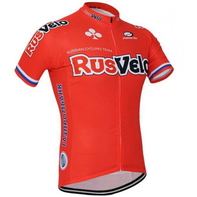 2015 RusVelo Wielershirt Met Korte Mouwen 2015 RusVelo Wielershirt Met Korte Mouwen